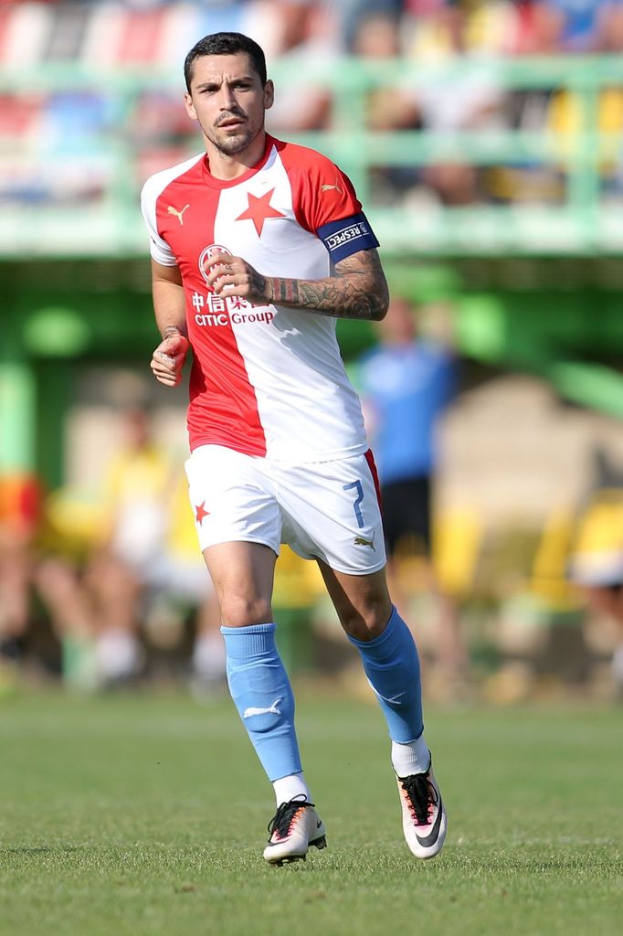 fotbal, příprava, Slavia - Žižkov, Nicolae Stanciu