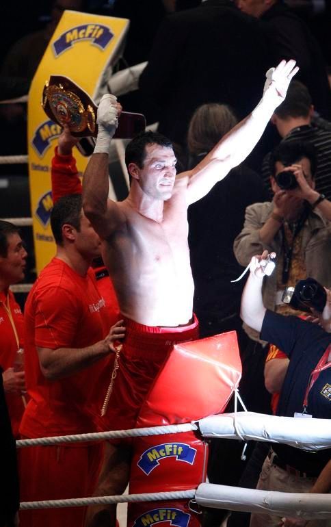 Kličko slaví vítězství