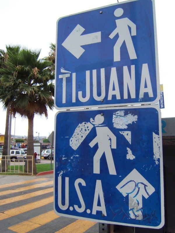 Tijuana, hranice