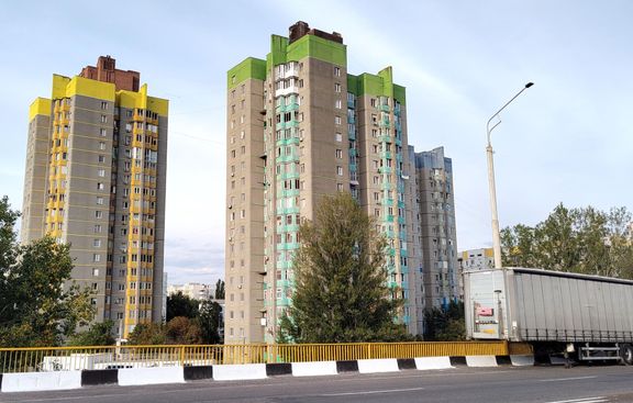 Pohled na podněsterské město Rybnica, 28. září 2025.