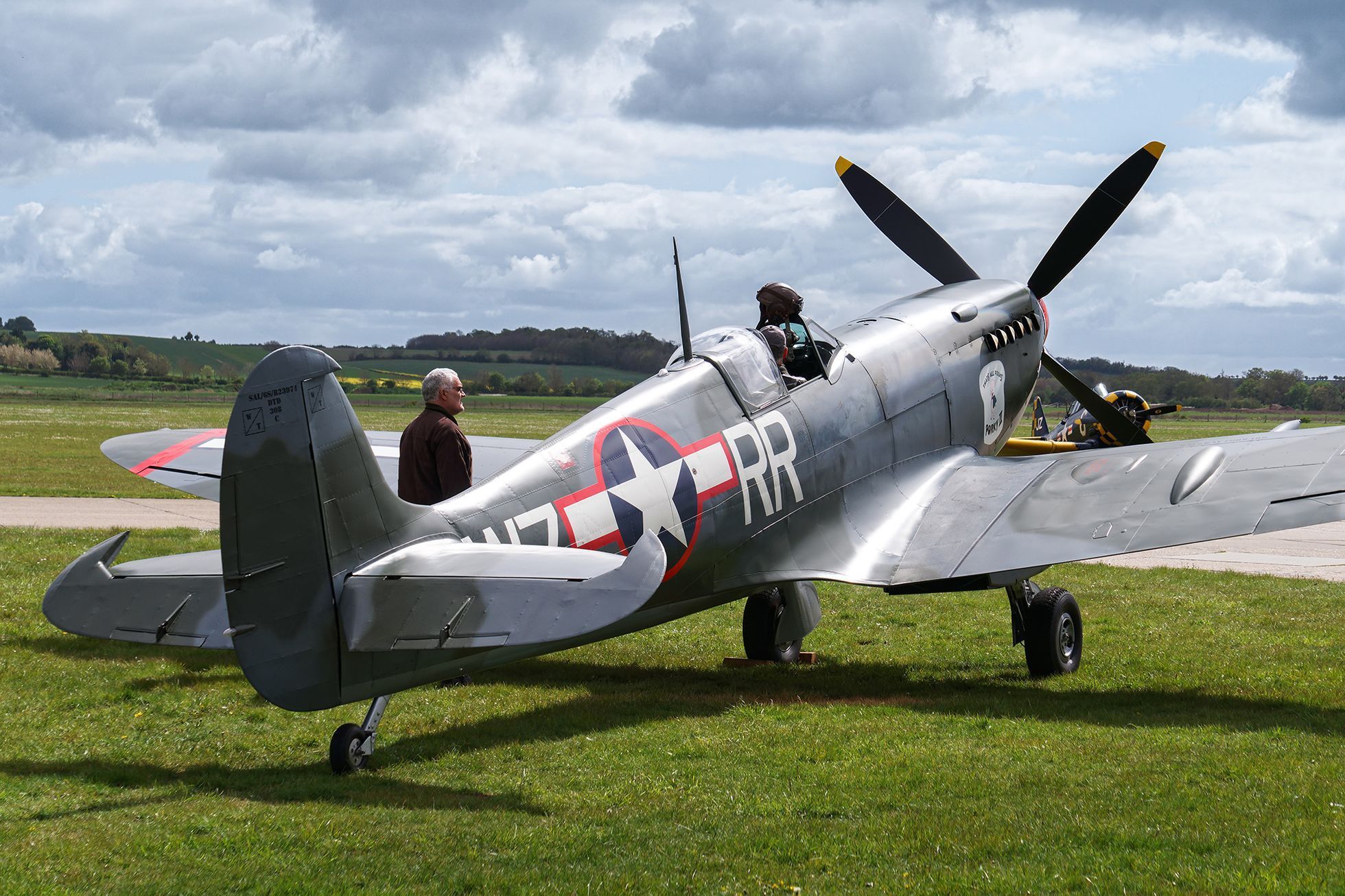 Letiště v Duxfordu, ze kterého vzlétali do Bitvy o Británii čeští stíhači ze 310. a 312. stíhací perutě RAF