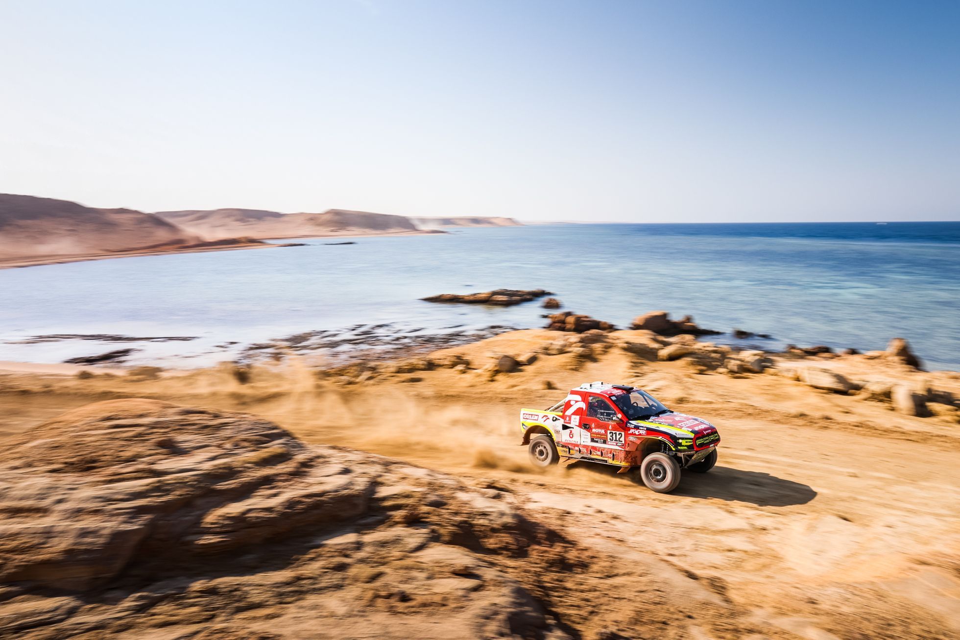 Martin Prokop (Ford) v 9. etapě Rallye Dakar 2021