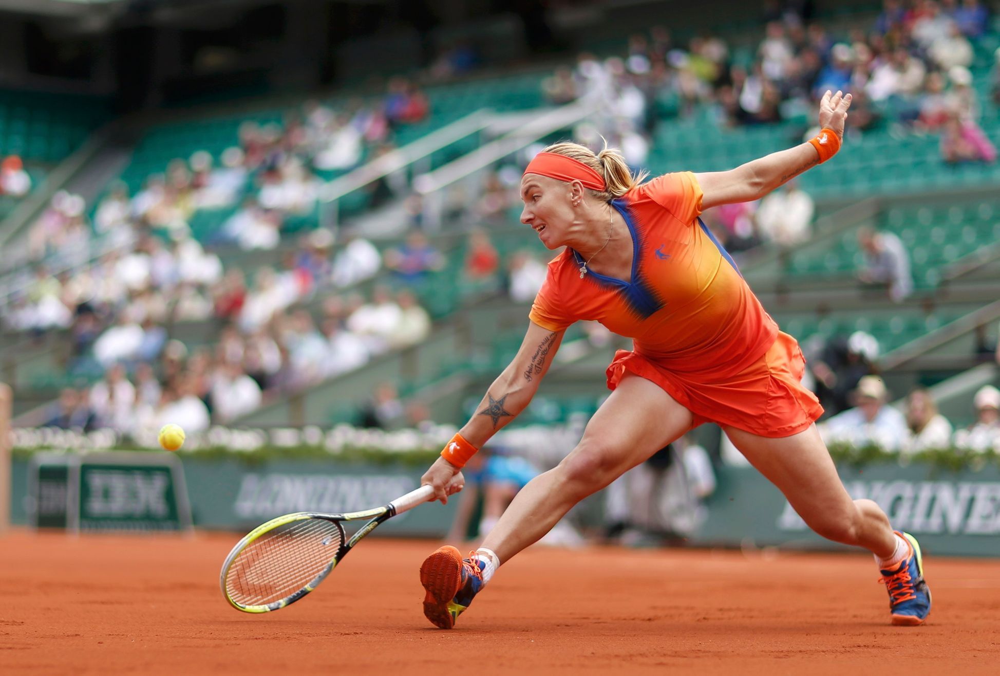 Světlana Kuzněcovová na French Open 2014