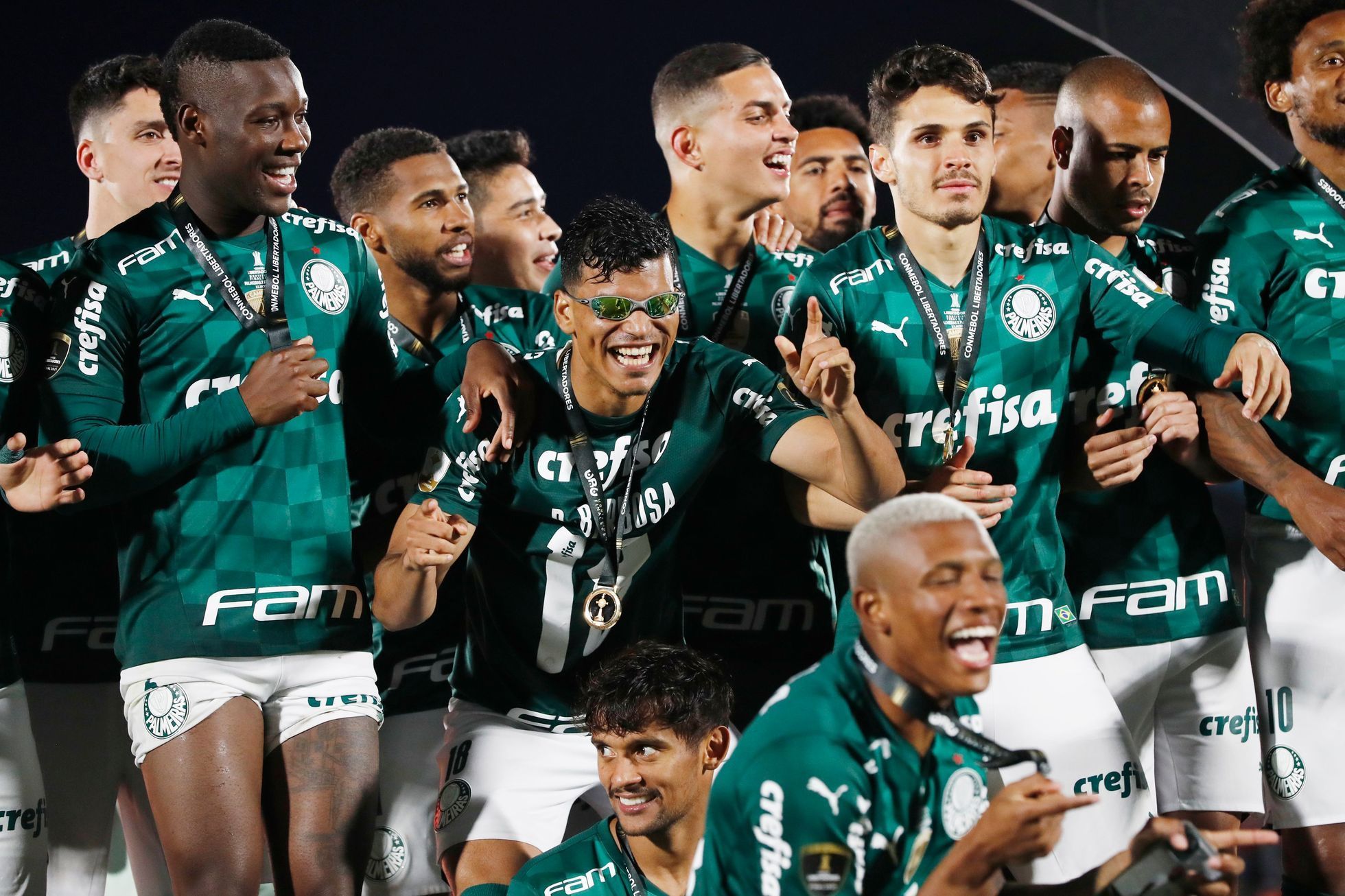 Fotbalisté Palmeiras slaví triumf v Poháru osvoboditelů