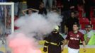 Potyčky diváků při zápase Sparta - Olomouc, finále poháru