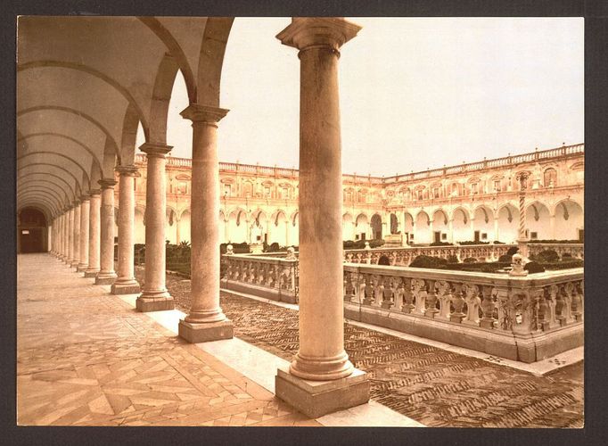 Jižní Itálie - fotochorom - Library of Congress 1900