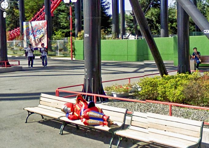 Reprofoto (výřez) z mapovací 3D služby Google Street View, kterou provozuje již 15 let americká společnost Google LLC.