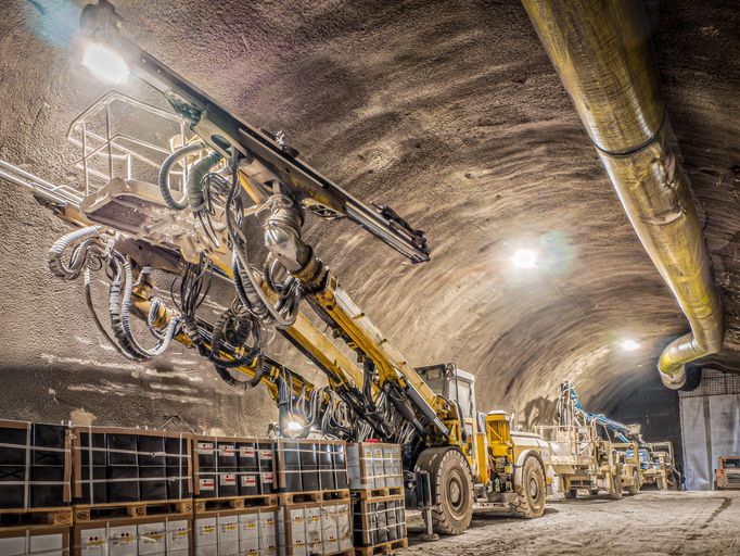 Geologický průzkum pro metro D - lokalita VO-OL mezi ulicemi Na Strži a Jankovská.