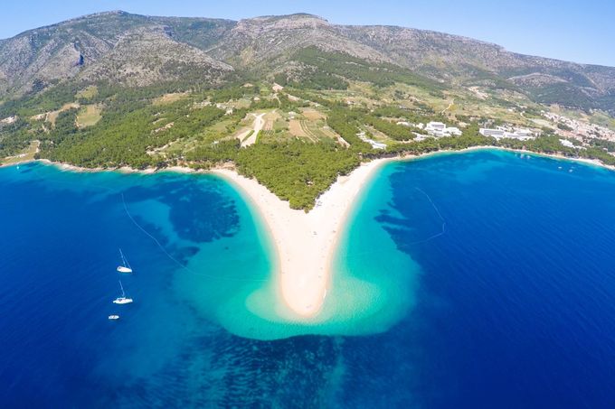 Ostrov Brač, Chorvatsko.