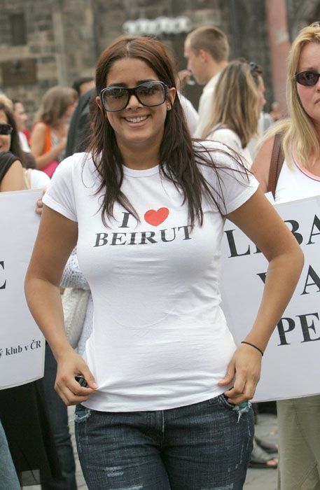 Bílé triko