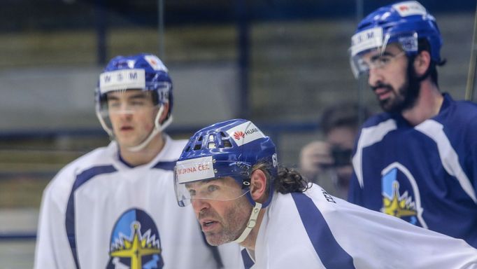 Jaromír Jágr, první den na Kladně po návratu z Calgary