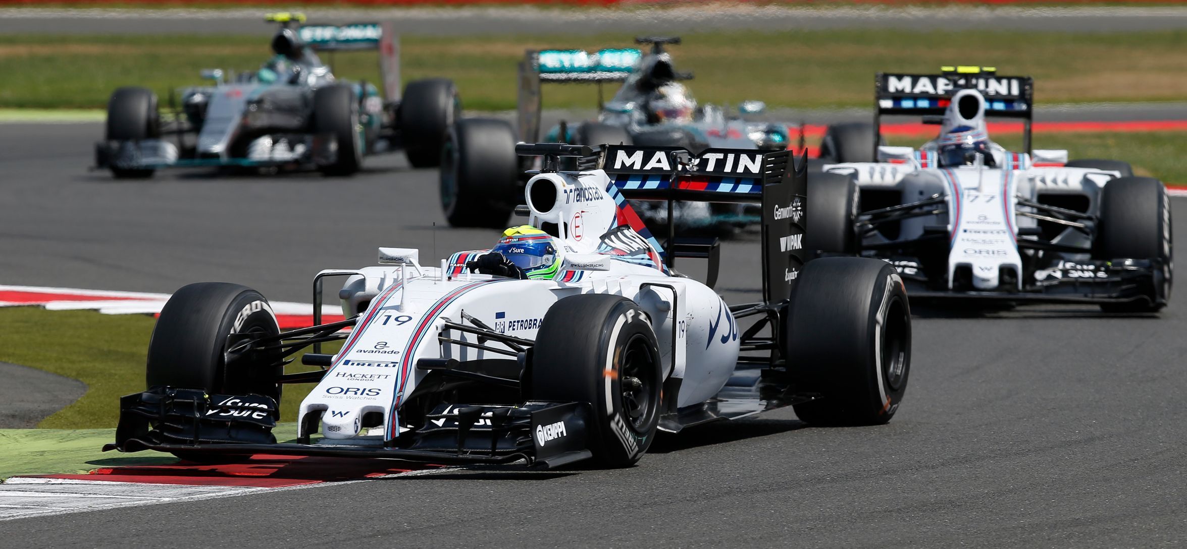 F1, VC Velké Británie: Felipe Massa a Valtteri Bottas, Williams