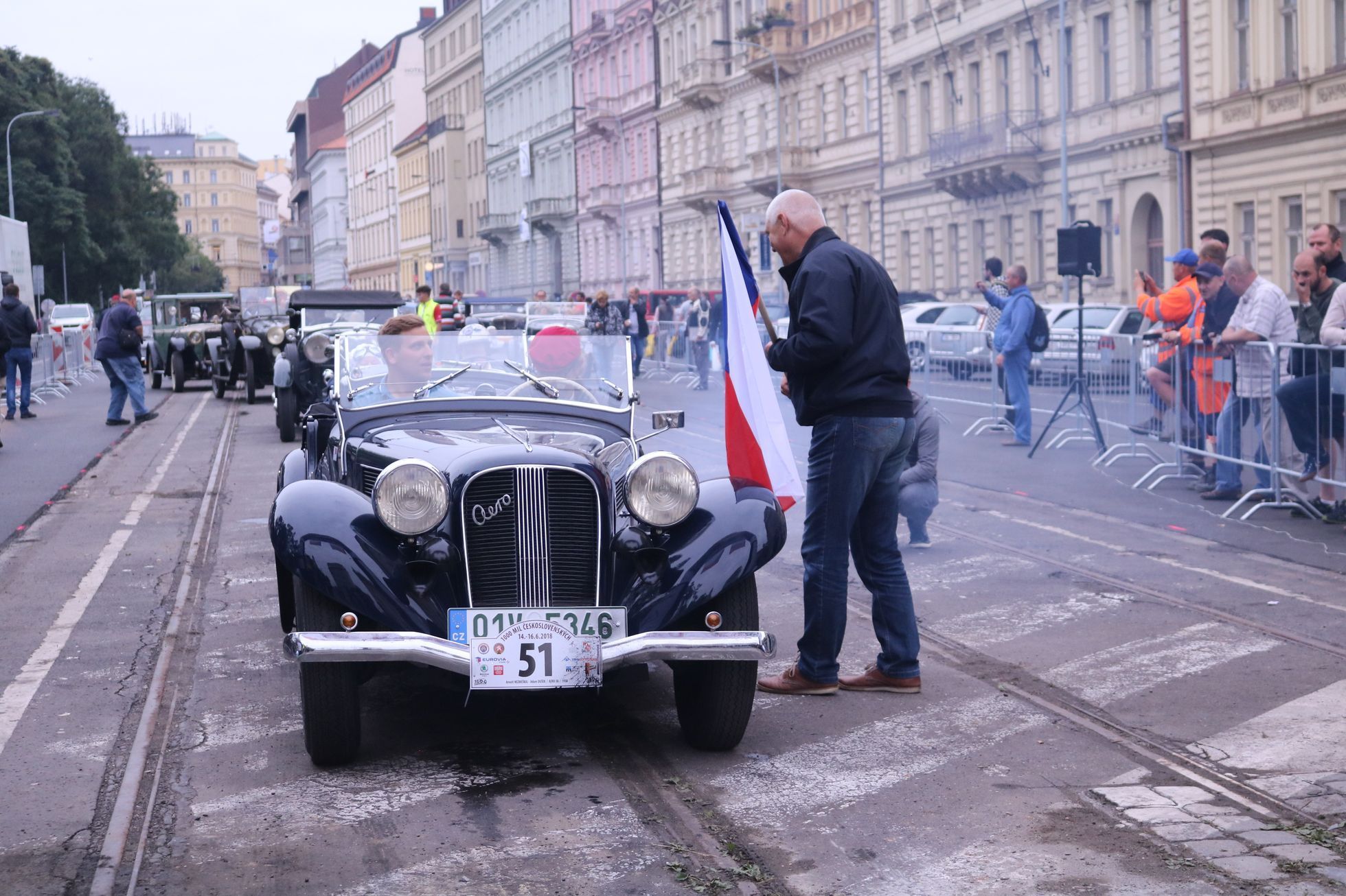 1000 mil československých 2018 na startu