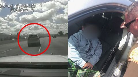 Kličkující auto na dálnici řídil 5letý chlapec. Jeho reakce policistům vyrazila dech
