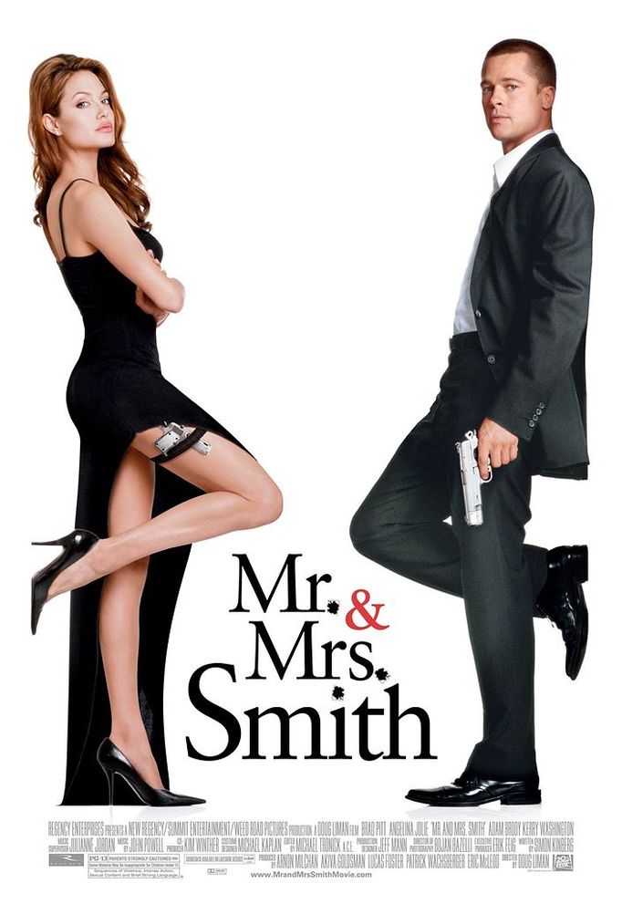 "Mr. & Mrs. Smith" (Poster) Angelina Jolie, Brad Pitt