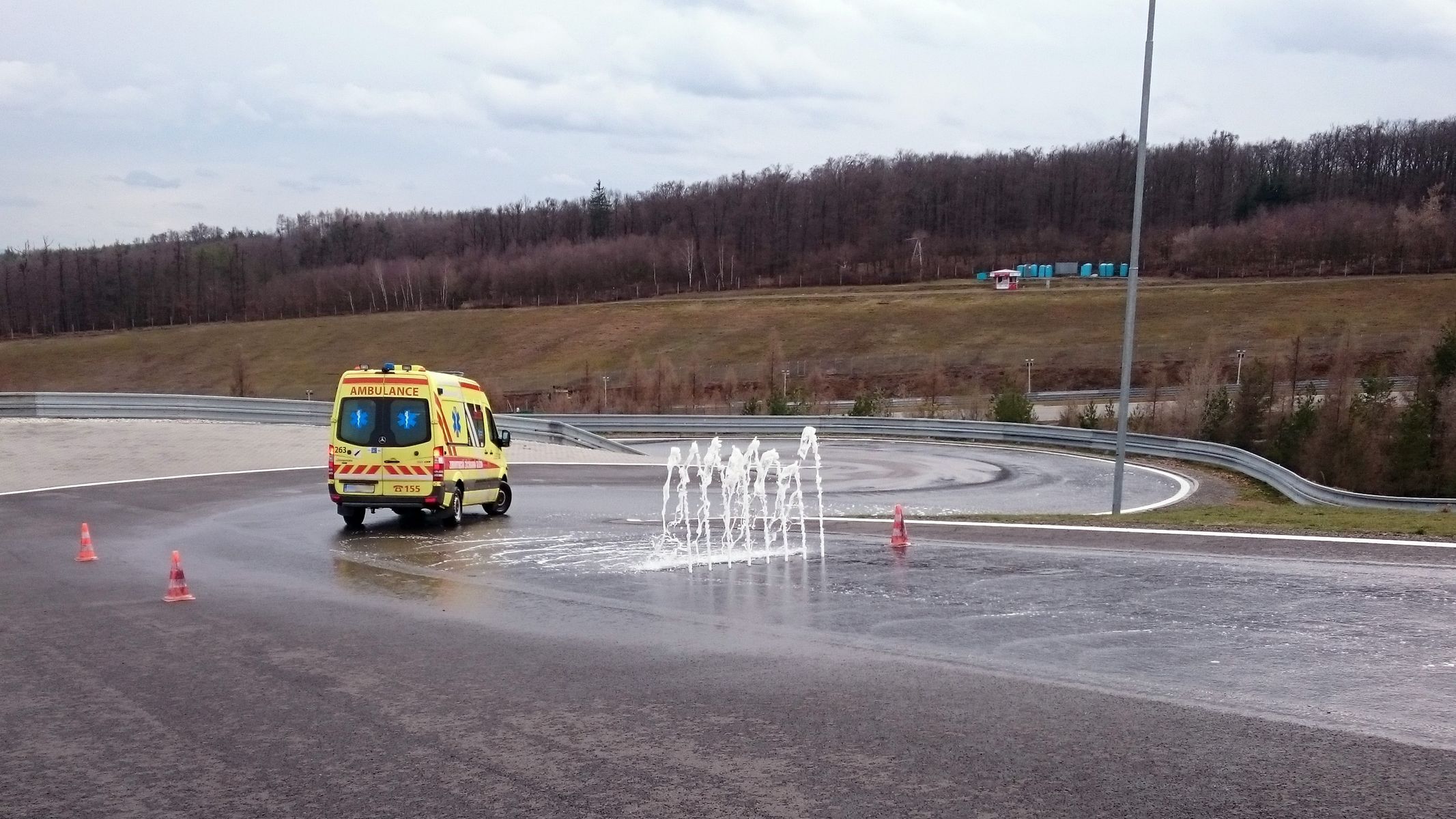Školení řidičů sanitek