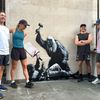 Banksy, Londýn, Velká Británie, Nejvyšší soud, Palestine Action, mural, street art, graffiti