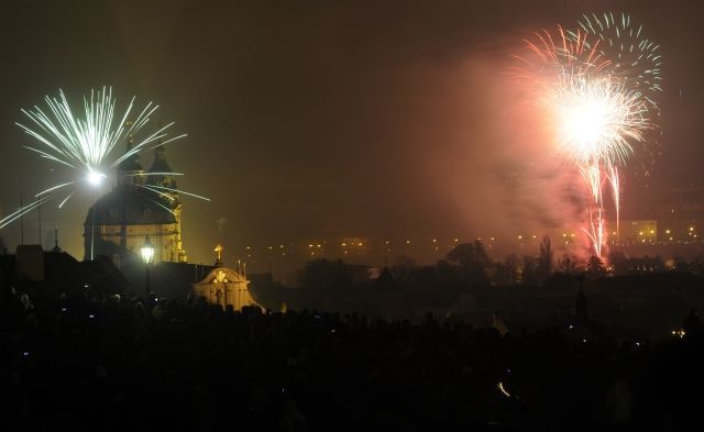 Praha ohňostroj 2012