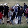 Vyklízení uprchlického tábora v Idomeni