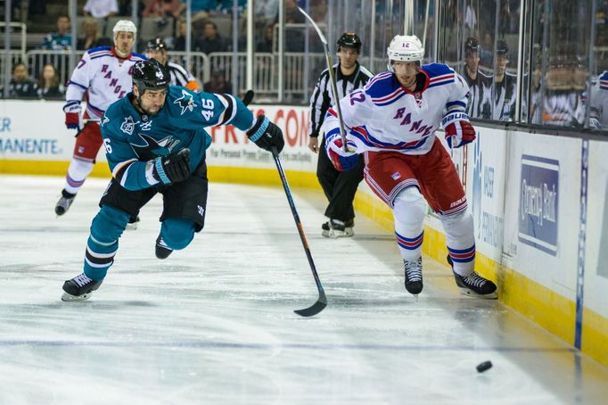 NHL: San Jose Sharks vs. New York Rangers (Polák)