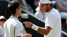 Djokovič vs. Del Potro, semifinále Wimbledonu 2013.