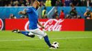 Italy's Simone Zaza misses in the penalty shootout