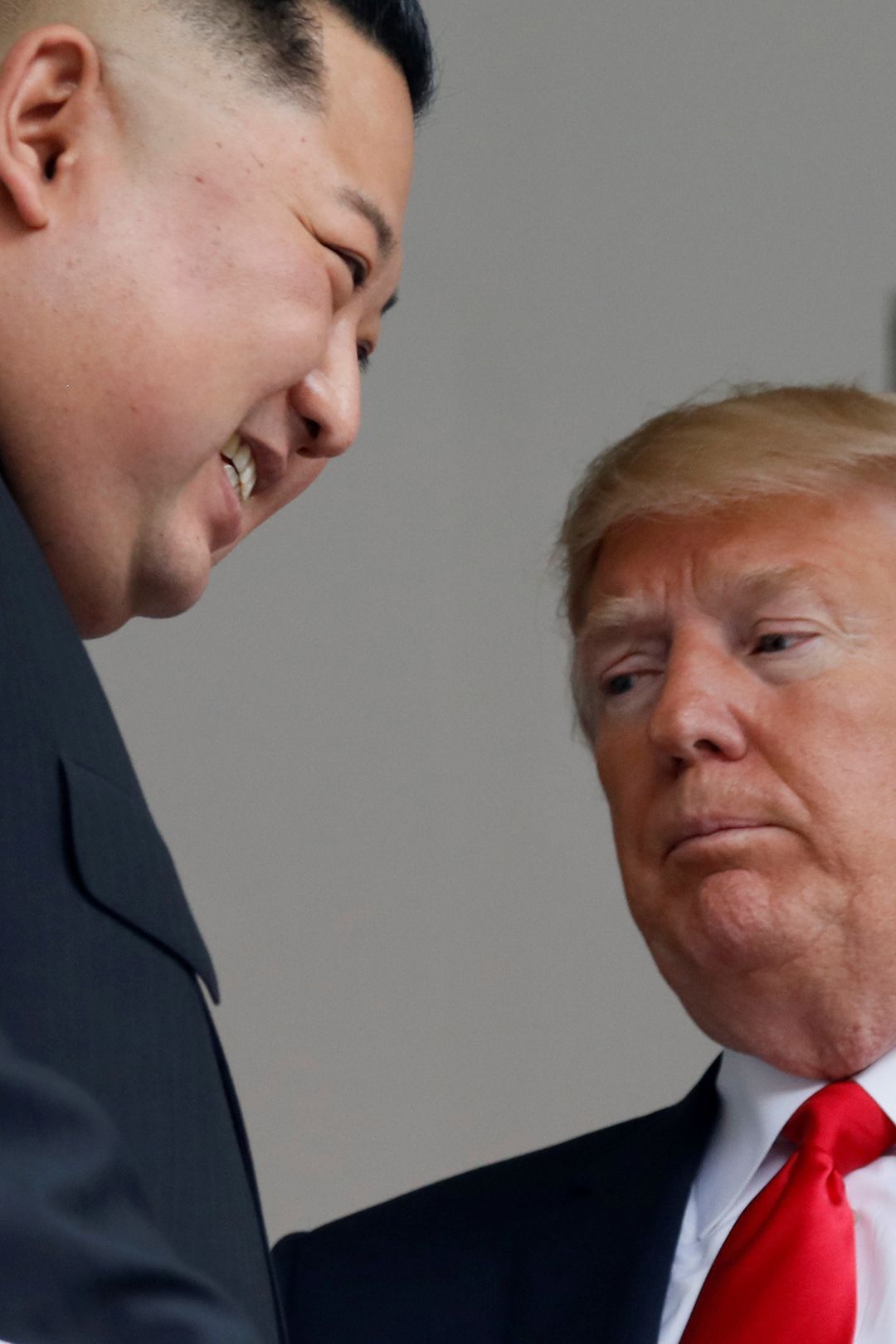 Foto / Summit Donalda Trumpa a Kim Čong-una / Reuters / 12.6. 2018 / 10