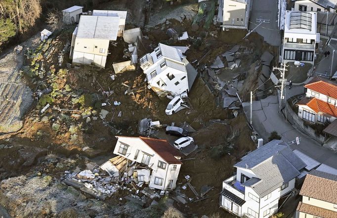 Zemětřesení v Japonsku.