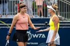 Nádherný tenis, ale kde jsou diváci? Derby českých hráček v Číně budilo emoce