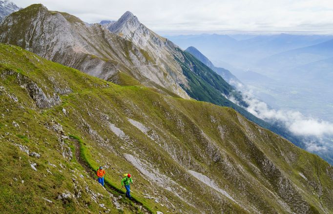 Pěší putování Orlí stezkou "Adlerweg", Tyrolsko