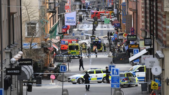 Stockholm: Uzavřená ulice po pátečním útoku
