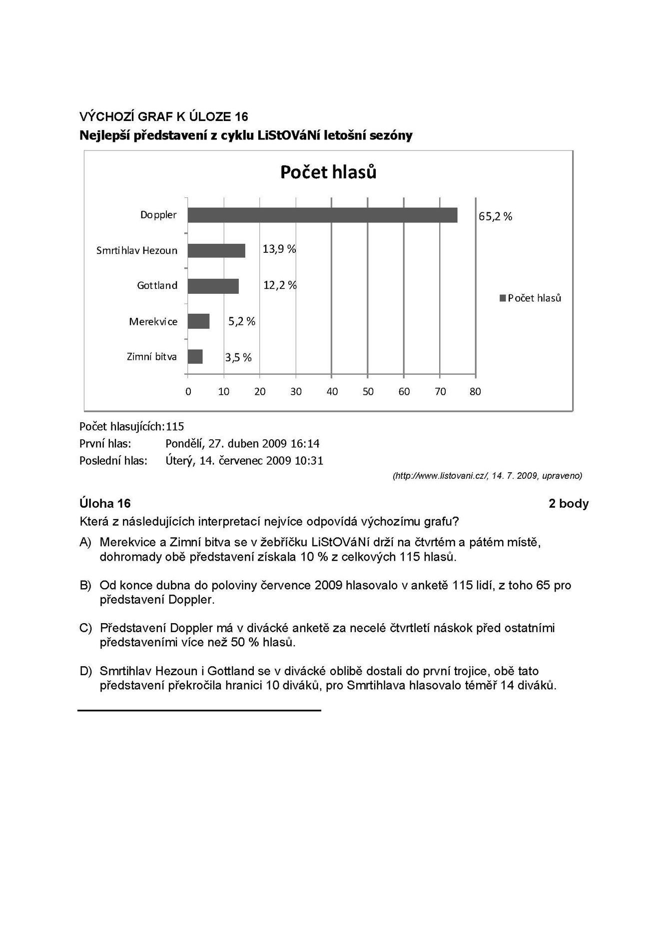 Státní maturita - základní obtížnost 7