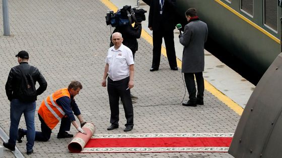 Severokorejský vůdce Kim Čong-un dorazil do Vladivostoku.