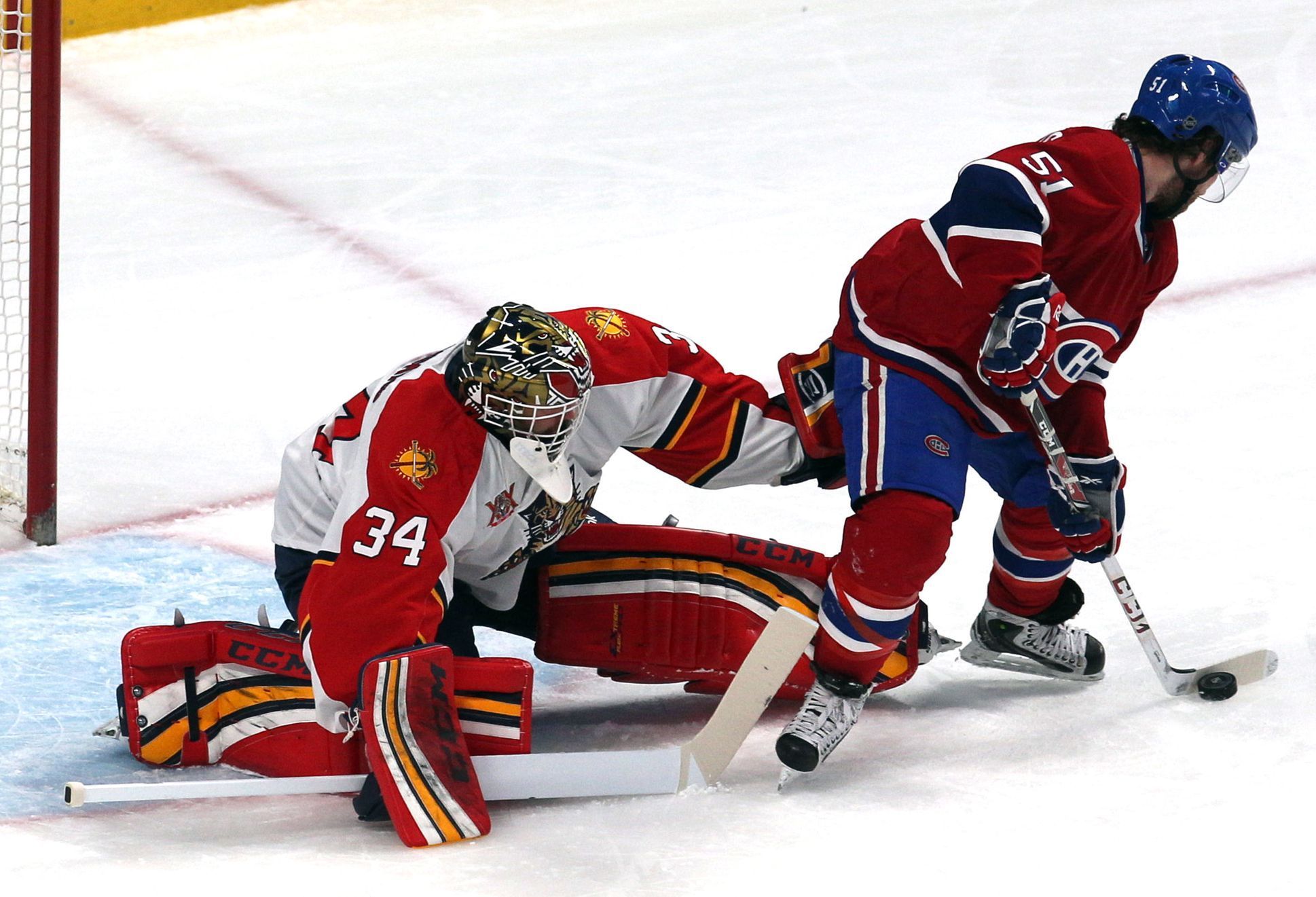 NHL: Florida Panthers at Montreal Canadiens (Thomas a Desharnais)