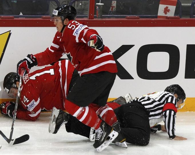 MS v hokeji 2012: Kanada - Švýcarsko (Eberle, Skinner)