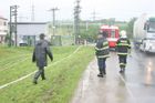 Přívalový déšť zatopil domy a vyhnal táborníky