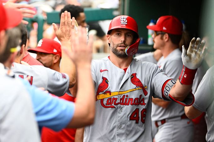 Paul Goldschmidt se spoluhráči z týmu Cardinals