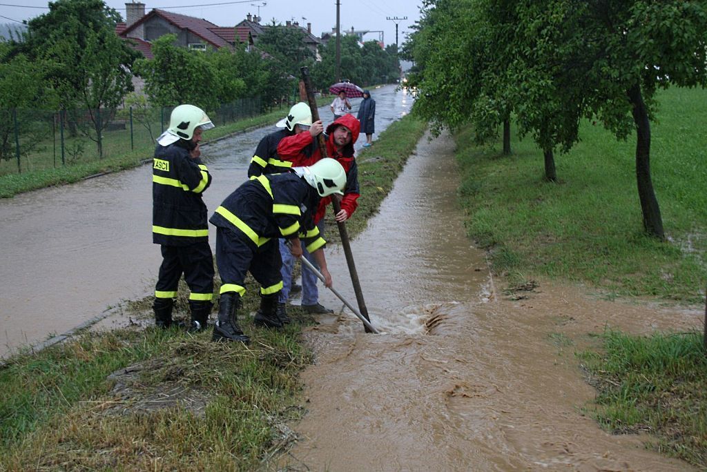 Záplavy - Zlínsko - Štípa