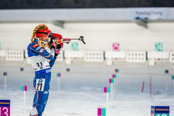 SP Pchjongčchang, stíhačka Ž: Gabriela Koukalová