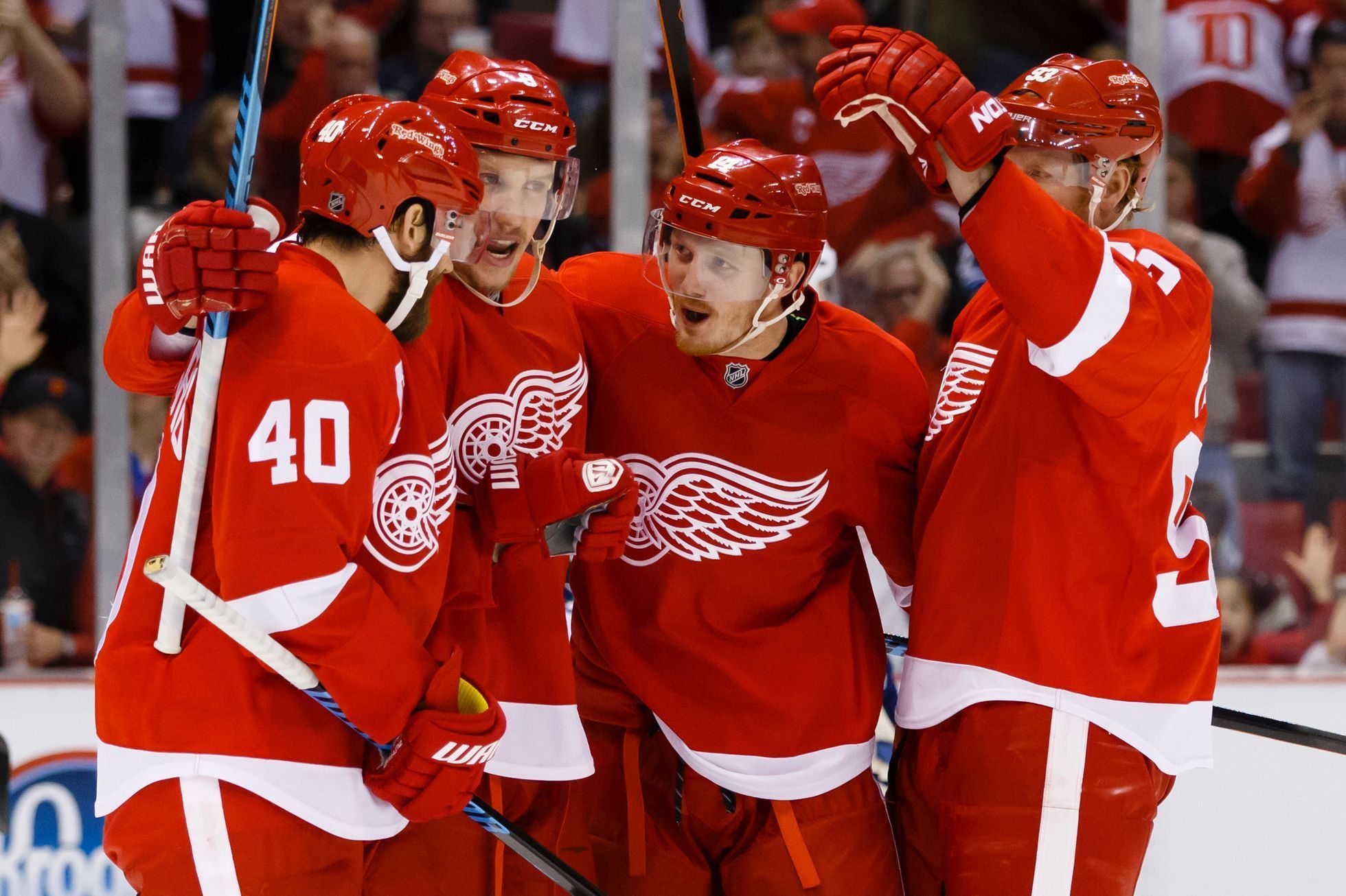 NHL: Vancouver Canucks at Detroit Red Wings (Nyquist)