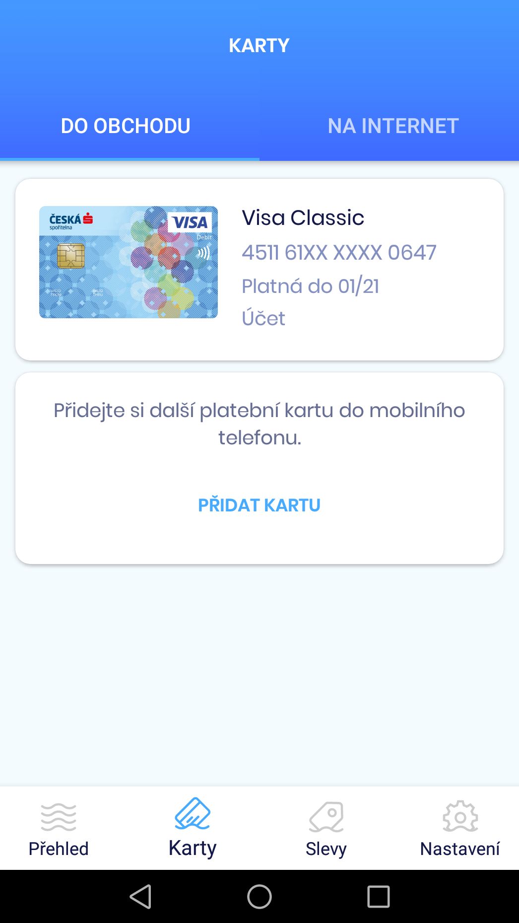 Česká spořitelna - aplikace Saifu pro platby mobilem