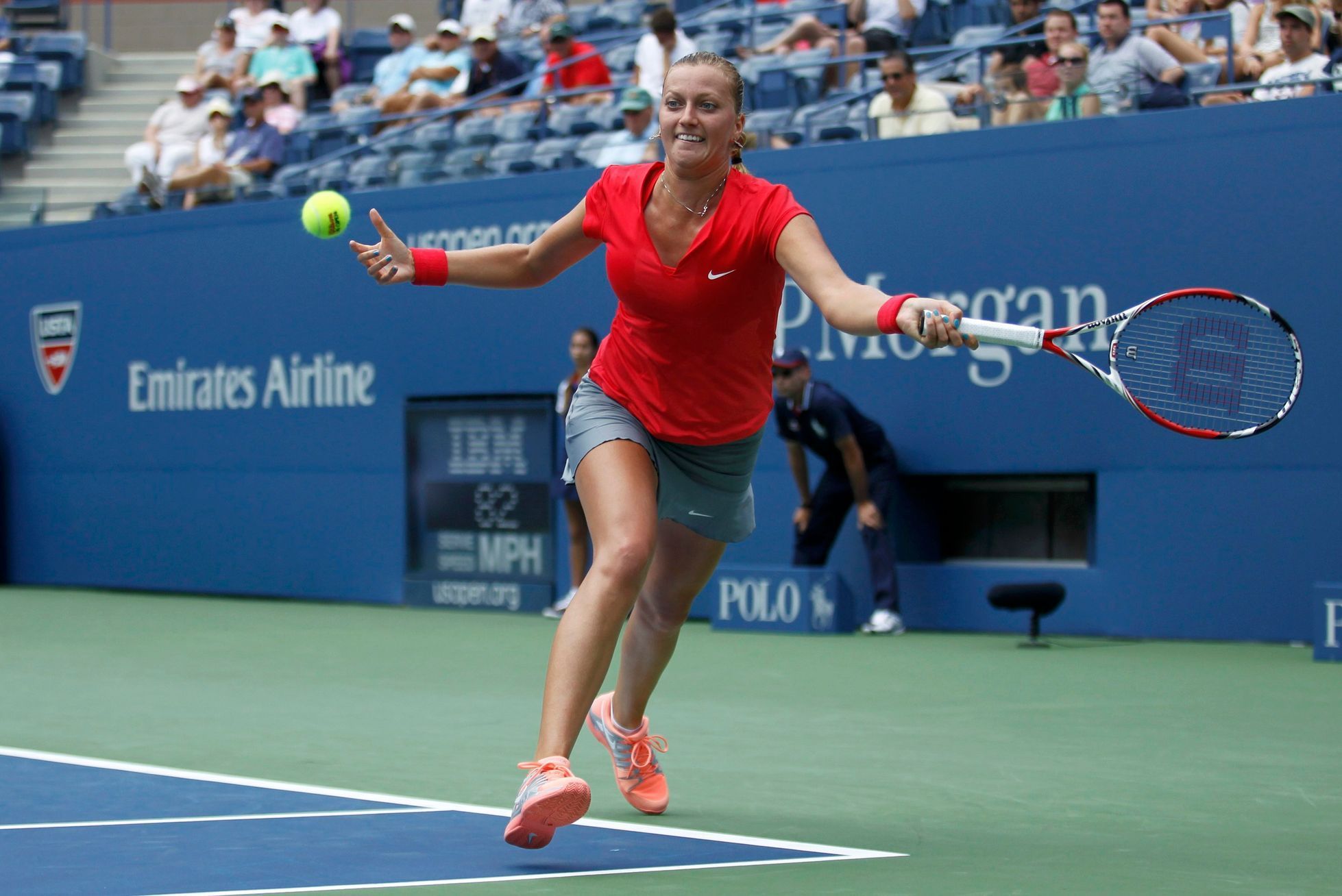Petra Kvitová na tenisovém US Open