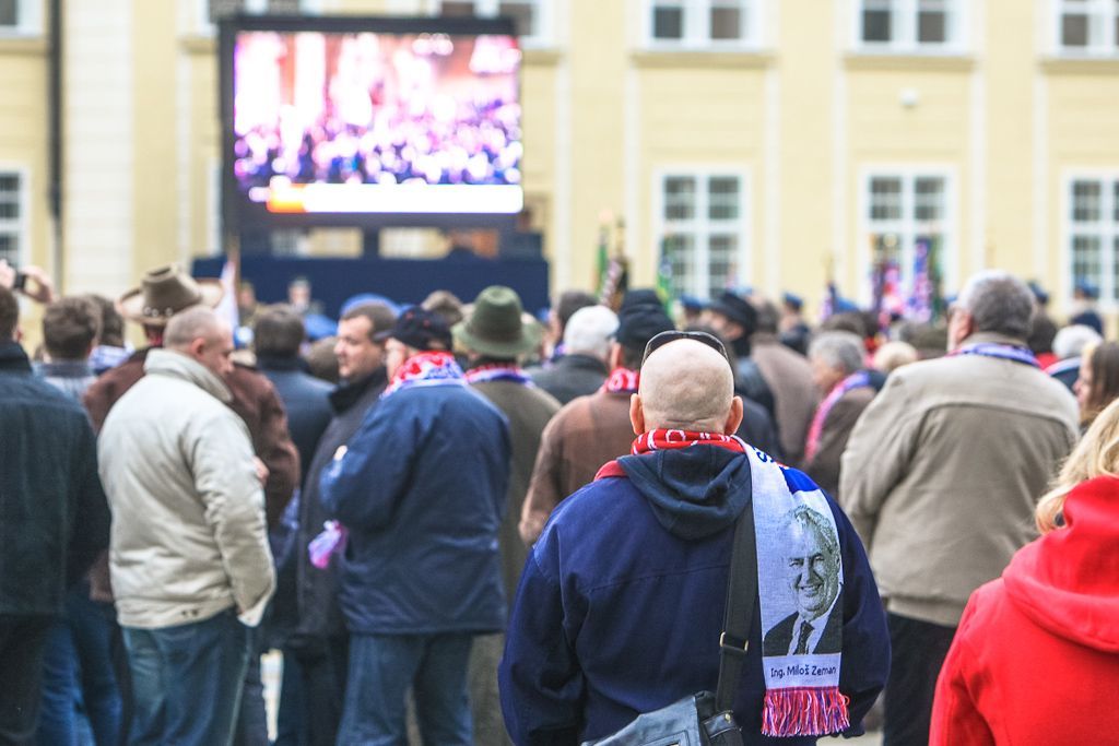 Inaugurace Miloše Zemana na Hradě