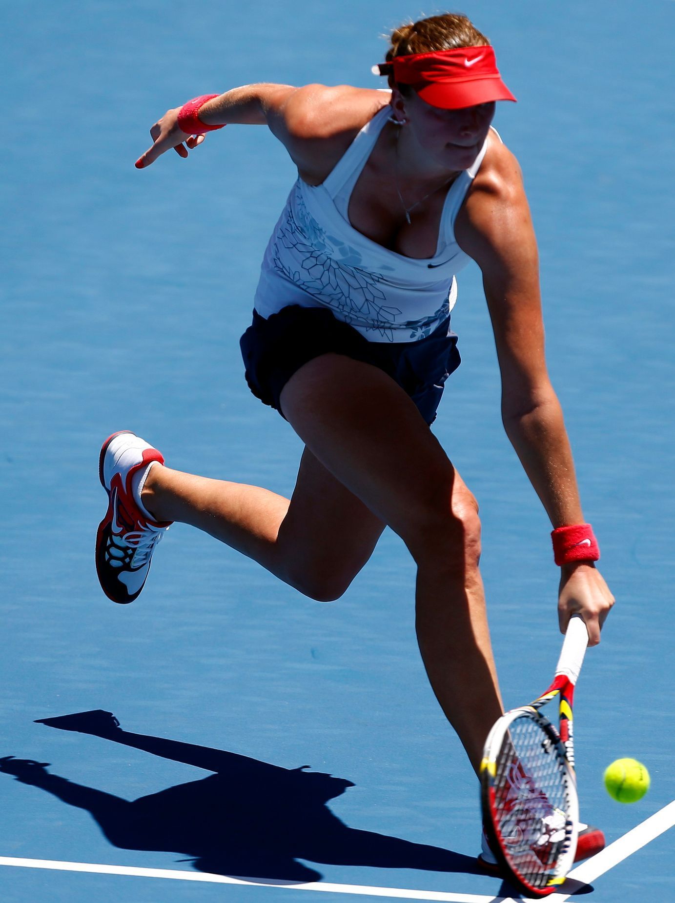 Česká tenistka Petra Kvitová na turnaji v Sydney
