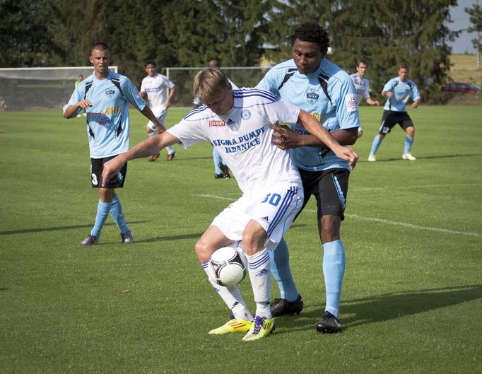 Přátelské fotbalové utkání: SK Sigma Olomouc - FC Nitra (0:1) hrané v Slatinicích na Olomoucku 4. července 2012.