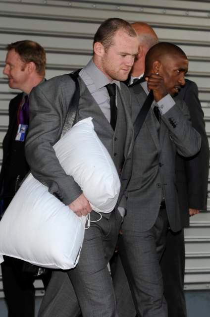 Příjezd na MS ve fotbale (wayne rooney)