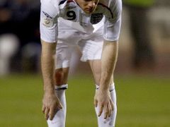 Anglický útočník Wayne Rooney v kvalifikačním zápase o EURO 2008 proti Andoře.
