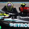 Lewis Hamilton se loučí s vozem Mercedes po VC Abú Zabí F1 2024