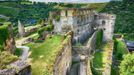 Hrad Rheinfels v Porýní. Ve zřícenině ze 13. století je dnes hotel.