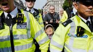 Palestina Action, Velká Británie, Londýn, demonstrace, shromáždění, protest, policie